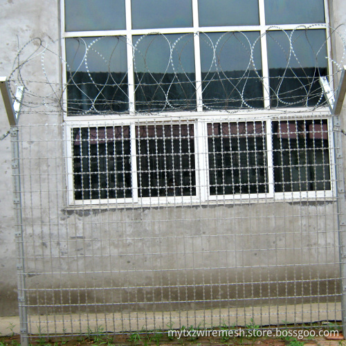 Best quality electro galvanized 358 anti climb high security fence